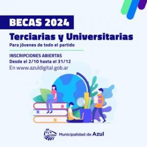 Inscripción a Becas terciarias y universitarias 2024